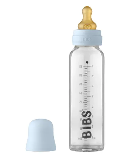 BIBS Baby Bottle Set Baby Blue - 225mL