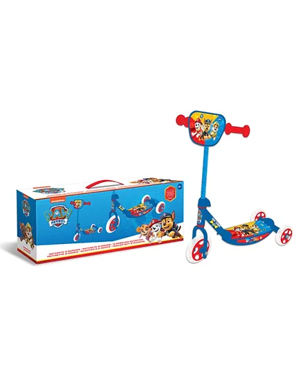 Paw Patrol 3 Wheeled Scooter - Blue and Red