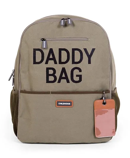 Childhome Daddy Bag Care Backpack Khaki - 18.89 Inches