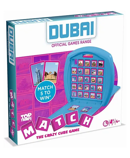 Top Trumps Match Dubai Game Range - Blue