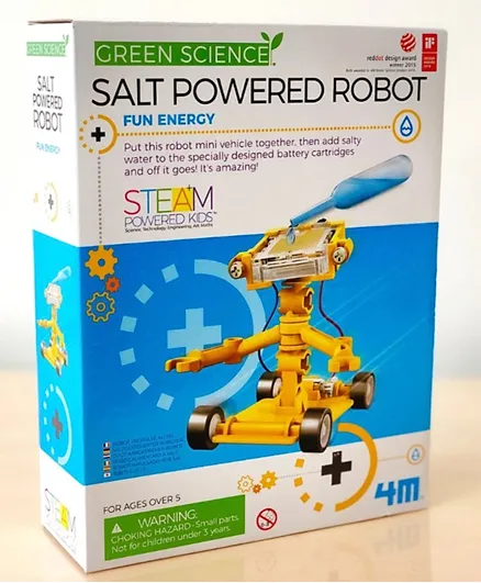 4M - Kids Labs Green Sci Salt Water Robot