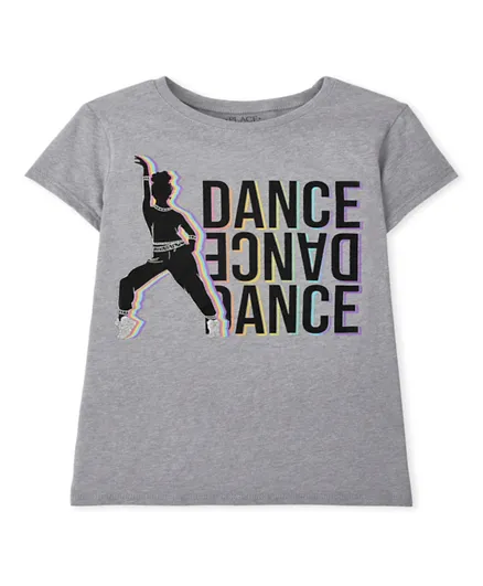 The Children's Place Dance Graphic T-shirt - Grey