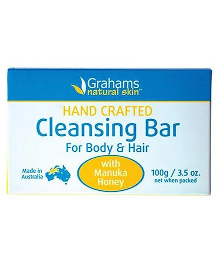 Grahams Natural Body & Hair Cleansing Bar - 100g