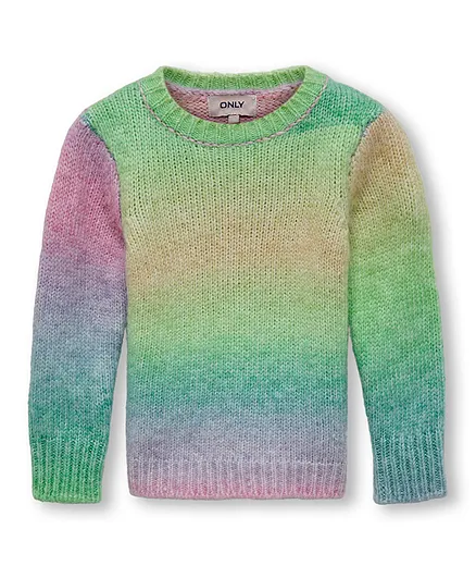 Only Kids Rainbow Pullover - Multicolor