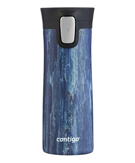 Contigo Autoseal Pinnacle Couture Vacuum Insulated Stainless Steel Travel Mug Blue Slate - 420mL