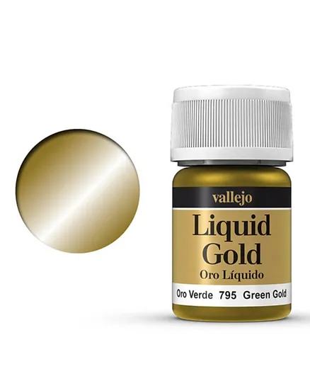 Vallejo Liquid Gold 70.795 Green Gold - 35ml