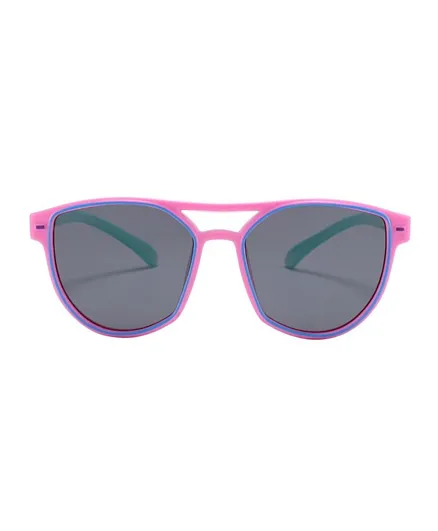 Atom Kids Polarized Sunglasses - Pink and Blue