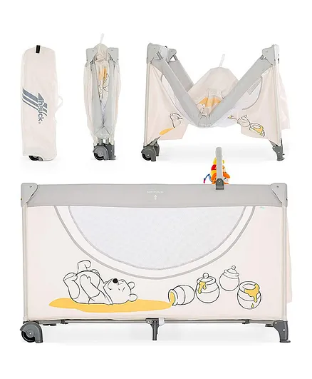 Hauck Dream'N Play Go + Travel Cot with Toybar - Disney