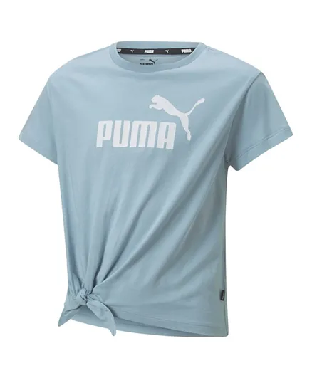 Puma ESS Logo Knotted Tee - Blue Wash
