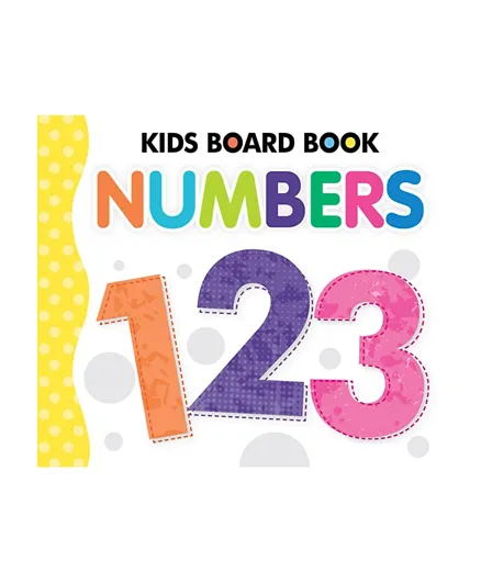 Kids Board Book Numbers - English