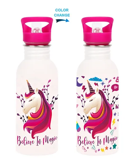 Knack Magic Water Bottle Unicorn - 600mL