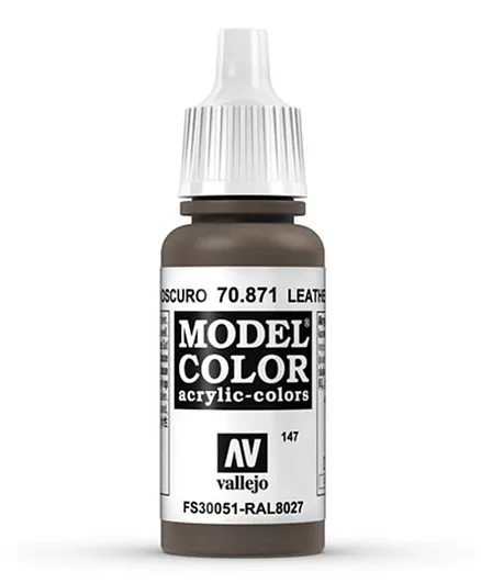 Vallejo Model Color 70.871 Leather Brown - 17mL