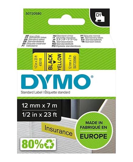 DYMO Tape Yellow D1