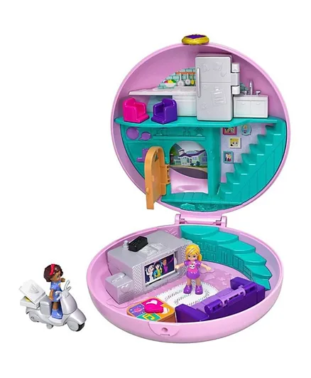 Polly Pocket Big Pocket World Compact with Micro Doll & Accessories - Multicoloured