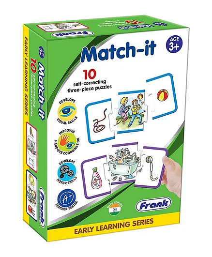 Frank Match It 10 Pack Puzzle - 30 Pieces