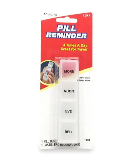 Acu Life Daily Pill Box - Clear