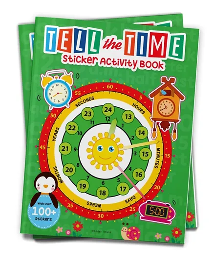 Tell the Time Sticker Activity Book - English