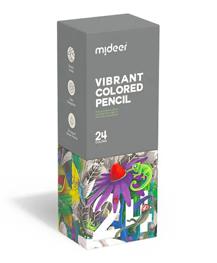 Mideer Vibrant Coloring Pencils - 24 Pieces