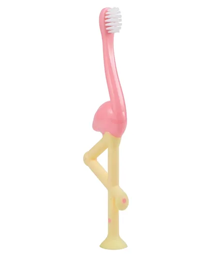 Dr Brown's Toddler Toothbrush Flamingo - Pink