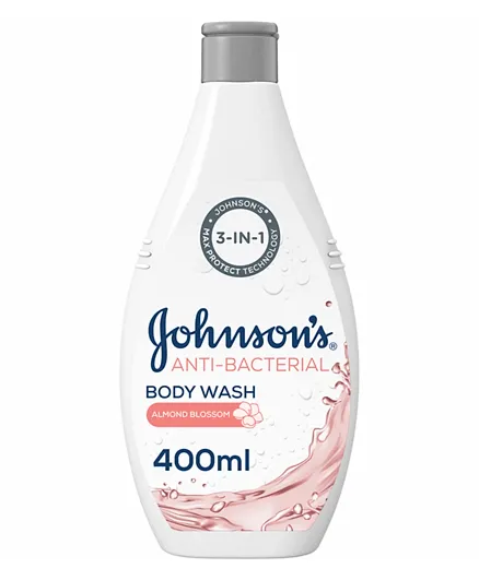 Johnson & Johnson Body Wash Anti-Bacterial Almond Blossom - 400 ml