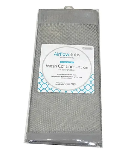 Breathable Baby Airflow Baby Cot Liner - Grey