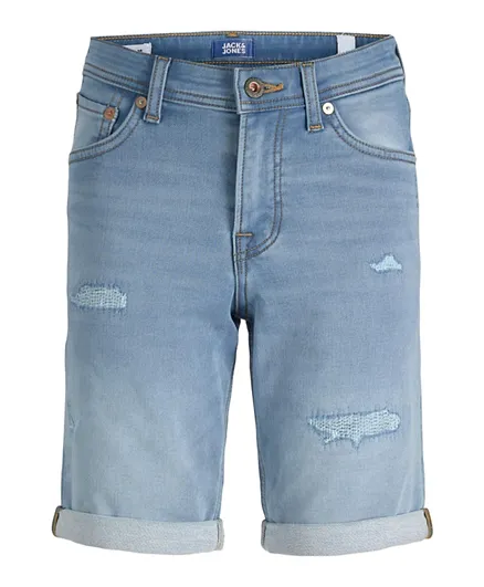 Jack & Jones Junior Side Pockets Denim Shorts - Blue