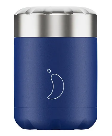 Chilly's Stainless Steel Food Pot Matte Blue - 300mL