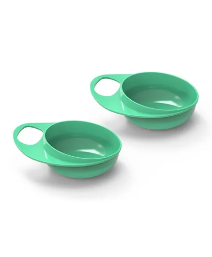 Nuvita Feeding Easyeating Smart Bowls 2 Pieces - Green