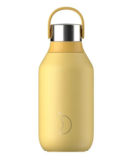 Chilly's Series 2 Stainless Steel Bottle Pollen Yellow - 350mL