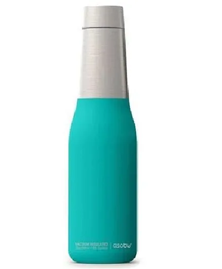 Asobu Oasis Vacuum Insulated Double Walled Water Bottle Turquoise - 600 ml