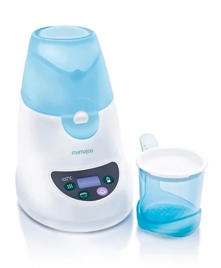 Mamajoo 3 Multifunction Baby Bottle Mama Warmer Steam Sterilizer - Blue and White