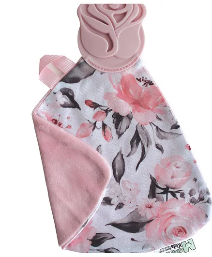 Munch It Blanket Teething Blankey - Rosie Posie