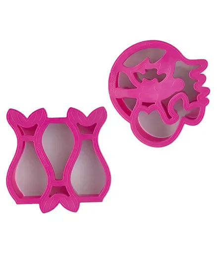 The Lunchpunch Sandwich Cutter Set of 2 Pieces - Mermaid