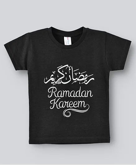 Babyqlo Ramadan Kareem Short Sleeves T-Shirt - Black