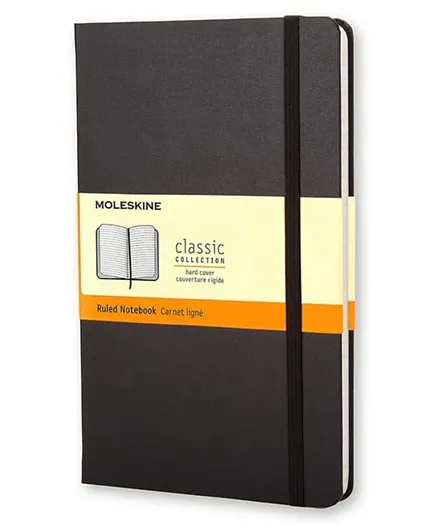 Moleskine Classic Ruled Paper Notebook - Black