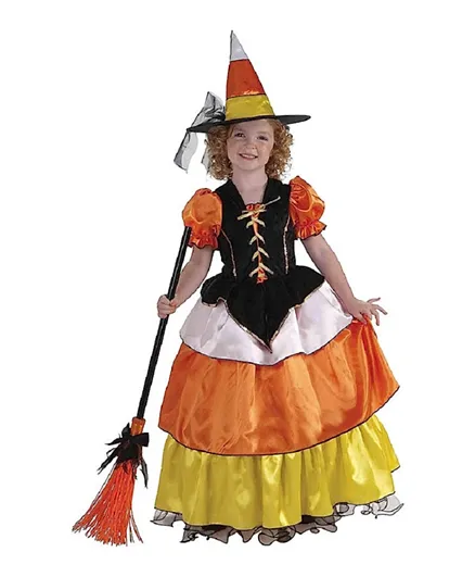 Forum Candy Corn Witch Costume - Multicolor