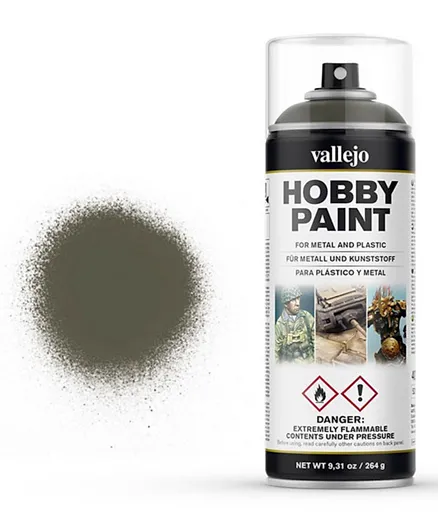 Vallejo Hobby Paint Spray Primer 28.003 Russian Green - 400mL