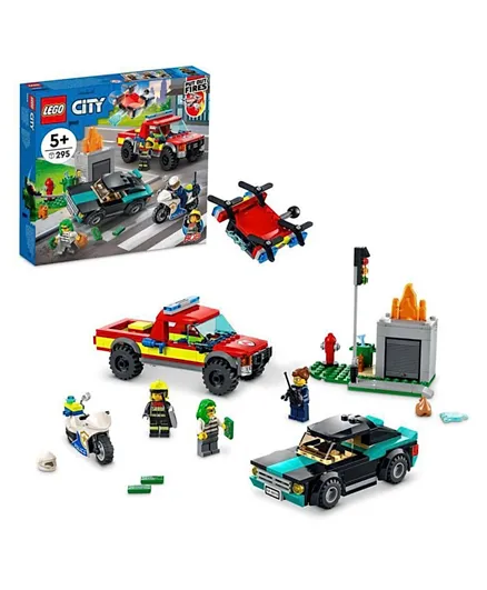 LEGO City Fire Fire Rescue & Police Chase 60319 - 295 Pieces