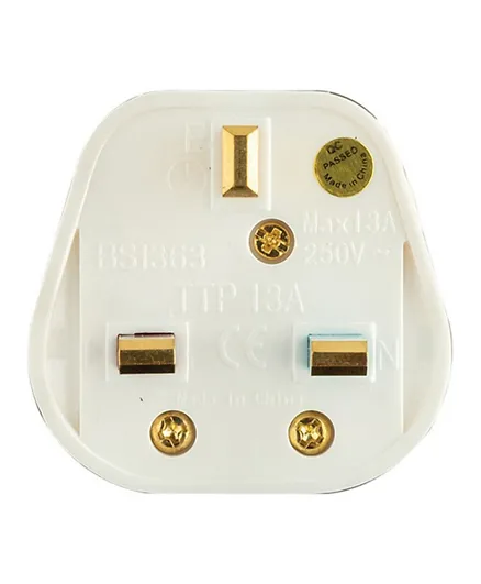 Terminator Top Plug With Indicator White Body Color - 13A