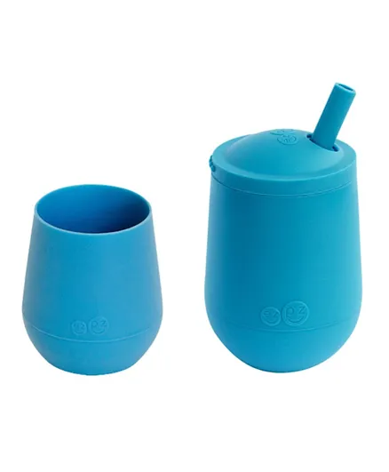 EZPZ Tiny & Mini Straw Training Cup - Blue