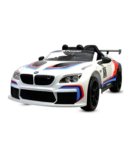 Baybee Official Licensed BMW Battery Operated Car - White
