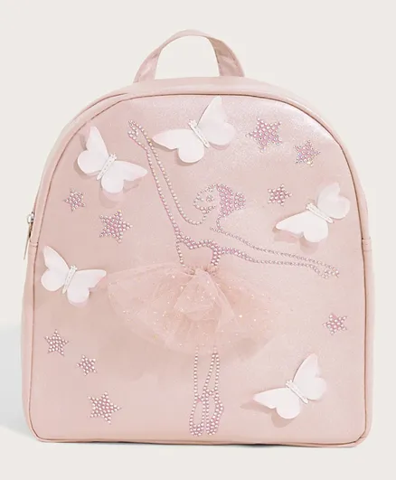 Monsoon Children Ballerina Butterfly Backpack - 10 Inches