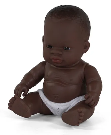 Elli Junior  Baby Doll African Girl Multicolour - 21 cm