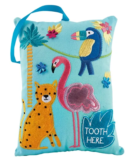 Floss & Rock Jungle Toothfairy Cushion - Multi Color