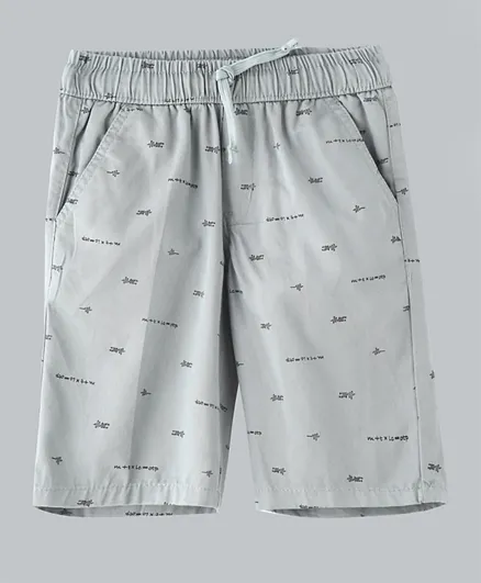Nexgen Juniors All Over Print Shorts - Grey