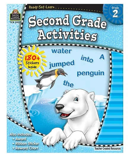 Teacher Created Resource Grade 2 Ready Set Learn Second Grade Activities  - 64 Pages