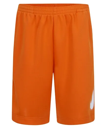 Nike Dri-Fit Graphic Shorts - Orange