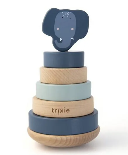 Trixie Wooden Stacking Toy  - Mrs. Elephant