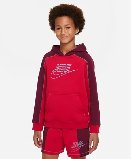 Nike NSW Amplify Hoodie - Red