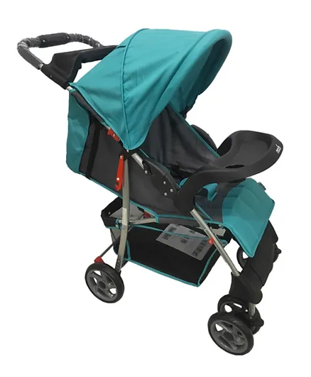 MOON Trek One Fold Travel Baby Stroller - Sea Blue